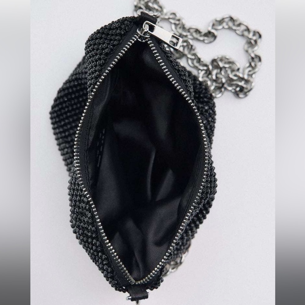 Zara black rhinestone mini bag - Picture 6 of 11